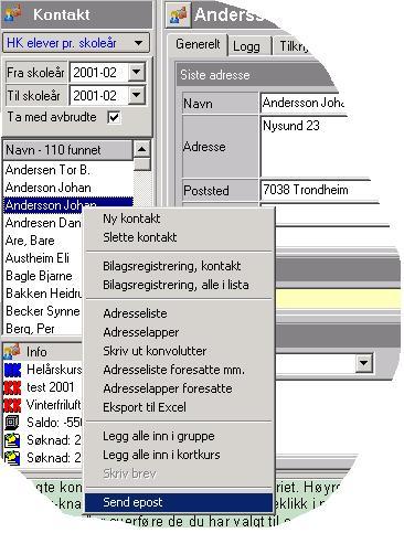 Send epost fra Navi