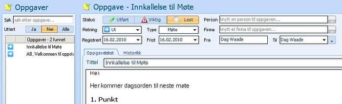 Oppgave