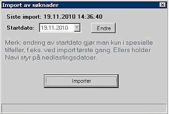 SøknadsimportStart